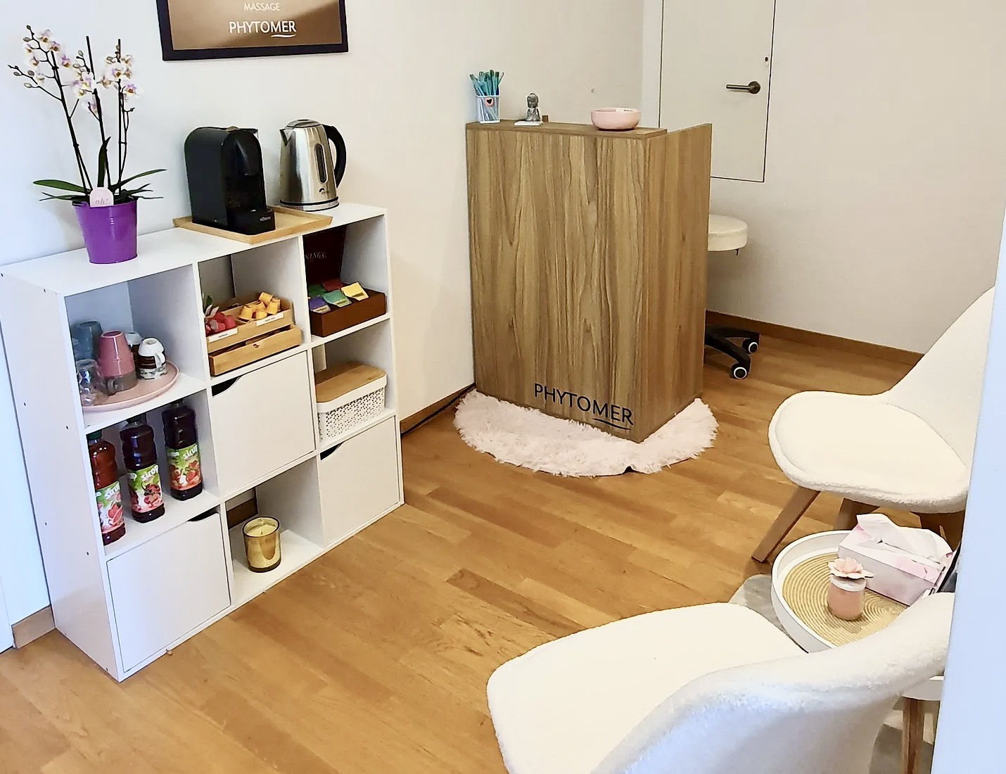 Espace d'accueil et coin détente